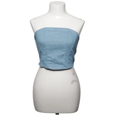 Tube top (Blue) Elastane, Polyester