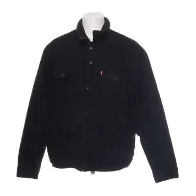 Veste en jeans fourrée (Noir) de Levi's Premium Coton, Fausse fourrure
