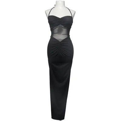 Halternek jurk (Zwart) van Say No More Elastaan, Polyester