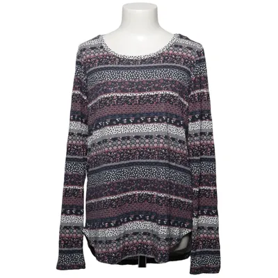 Long sleeve T-shirt (Blue, Multicolored) from Gina Elastane, Viscose