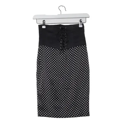 Skirt (Black, White) from Marciano by Guess Elastane, Silk