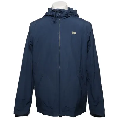 Jacket (Blue) from Onitsuka Tiger Cotton, Polyester