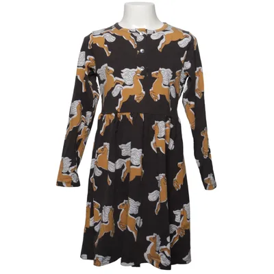 Robe (Gris, Marron) de Mini Rodini Coton, Élasthane
