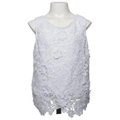 Topp (Vit) från H&M Polyester, Viskos
