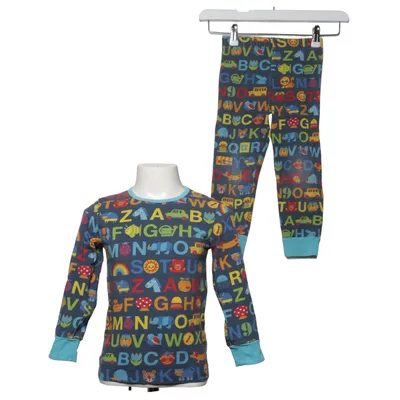 Pyjamas (Blå, Flerfärgad) från By Graziela Bomull, Elastan