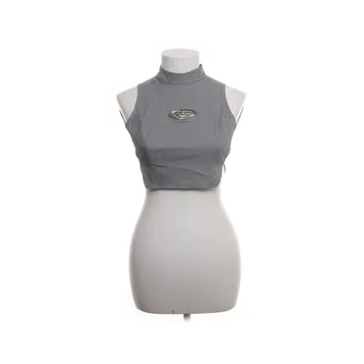 Crop top (Grå) från Fashion Nova Elastan, Polyester