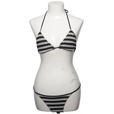 Bikini (Black, White) from H&M Elastane, Polyamide, Polyester