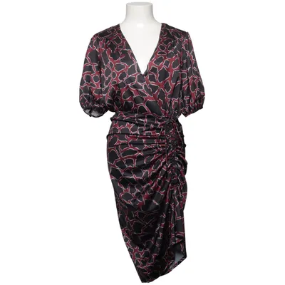 Klänning (Röd, Svart, Vit) från By Malina Elastan, Återvunnen polyester, Viskos