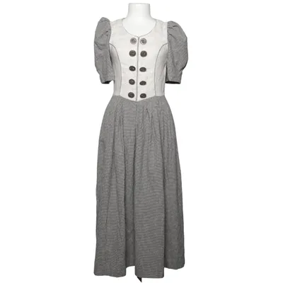 Dirndl (Grå, Hvid) fra Berwin & Wolff Læder, Polyester, Viscose, Uld