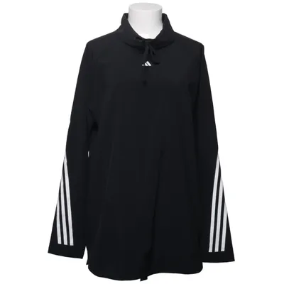 Träningsjacka (Svart, Vit) från Adidas Elastan, Polyester