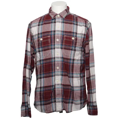 Flanellen overhemd (Rood, Blauw, Wit) van Fatface