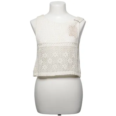Crop top (Blanc) de Zara Coton