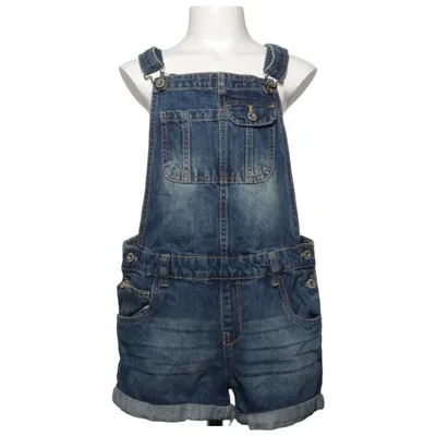 Salopette courte (Bleu) de Page One Young Coton