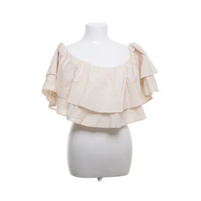 Crop top (Beige) van ASOS Luxe Katoen