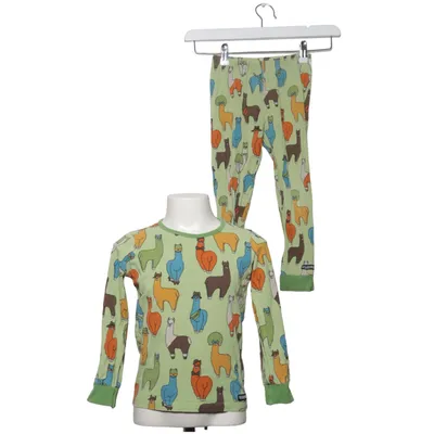 Pyjamas (Grön, Flerfärgad) från Villervalla Elastan, Ekologisk bomull