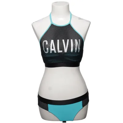 Bikini (Black, Blue) from Calvin Klein Swimwear Elastane, Polyamide