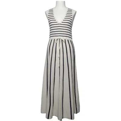 Maxi jurk (Wit, Zwart) van Zara Acryl, Polyester