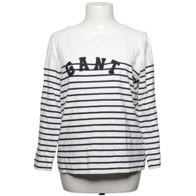 Langarmshirt (Weiß, Blau) von GANT Baumwolle