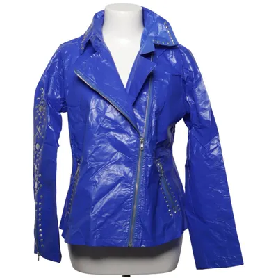 Bikerjakke (Blå) fra J.C Fashion