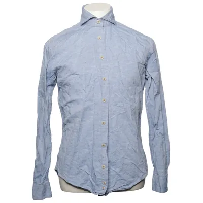 Chemise (Bleu) de Artu Napoli Coton, Lin