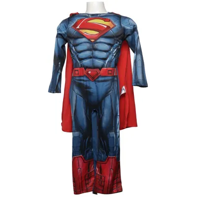 Maskeradkläder (Blå, Röd, Flerfärgad) från Superman Polyester