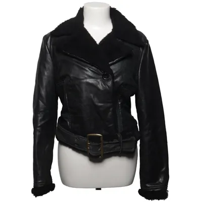 Shearling jacket (Black) from Miss Sixty Acrylic, Polyester