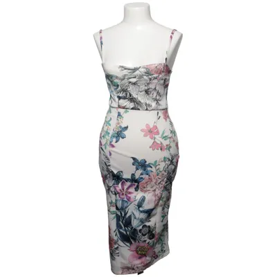 Kleid (Weiß, Mehrfarbig) von Boohoo Night Elasthan, Polyester