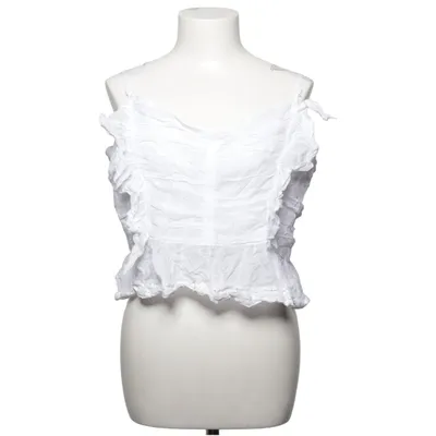 Crop top (Vit) från H&M Bomull, Polyester