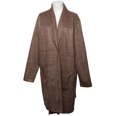 Coat (Brown, Gray) from Lindon Elastane, Polyester