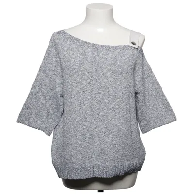 Pull-over (Gris, Blanc) de Cop.Copine Acrylique, Coton, Fibre métallique, Polyester, Viscose