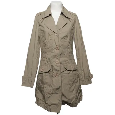 Trenchcoat (Beige) fra Blind Date Bomuld