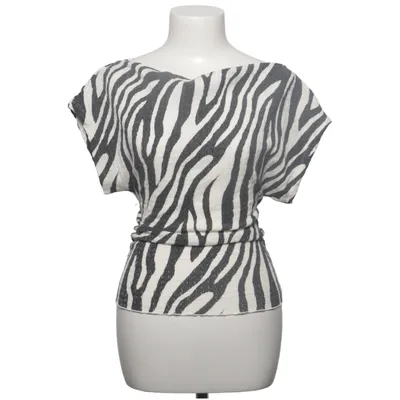 Haut (Noir, Blanc) de Gina Tricot Coton, Élasthane, Polyester