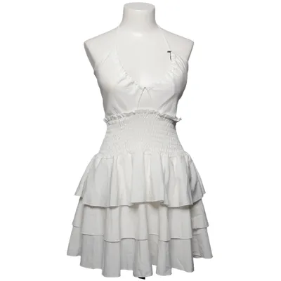 Halterneck dress (White) from Defox Cotton, Polyester