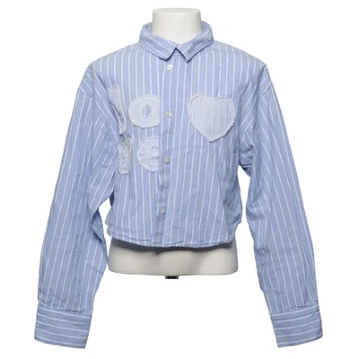 Chemise (Bleu, Blanc) de Zara Coton