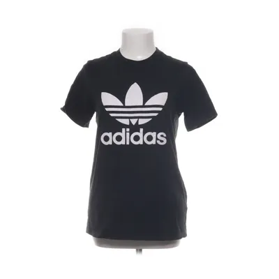 T-shirt (Svart, Vit) från Adidas Bomull, Elastan