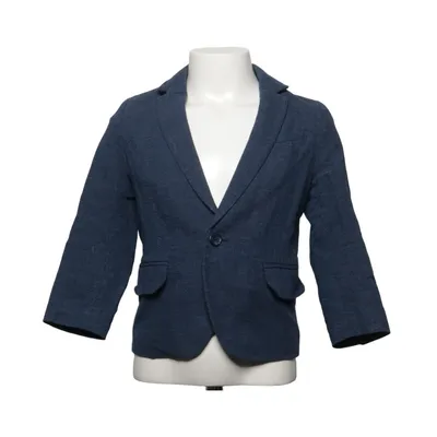 Blazer (Blauw) van H&M Katoen, Linnen, Polyester