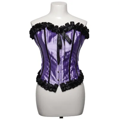 Korsett (Lila, Schwarz, Grün) von Beyond Retro Elasthan, Polyester