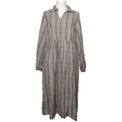 Jurk (Beige, Bruin, Wit) van Milk Copenhagen Katoen