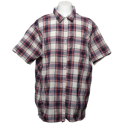 Chemise à manches courtes (Bleu, Rouge, Blanc) de Skill Coton, Polyester