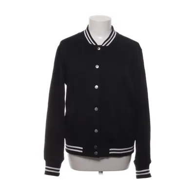 Varsity jacket (Black, White) from Urban Classics Cotton, Polyester