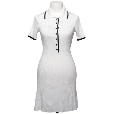 Polokleid (Weiß, Schwarz)