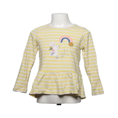 Långärmad t-shirt (Gul, Vit) från Next Elastan, Ekologisk bomull