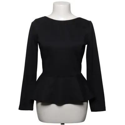 Top péplum (Noir) de Suiteblanco Élasthane, Polyester