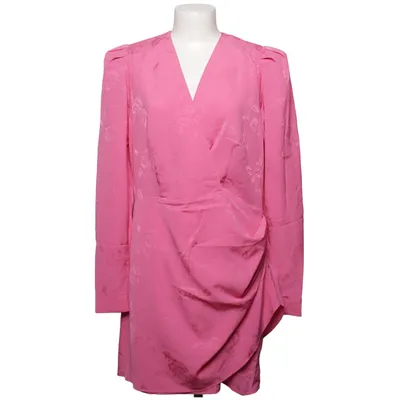 Robe portefeuille (Rose) de Cras Polyester recyclé