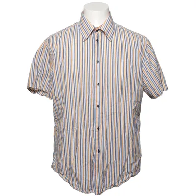 Chemise à manches courtes (Bleu, Jaune, Blanc) de Class International Coton