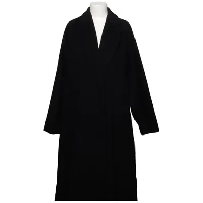 Coat (Black) from Jobis Angora, Viscose, Wool