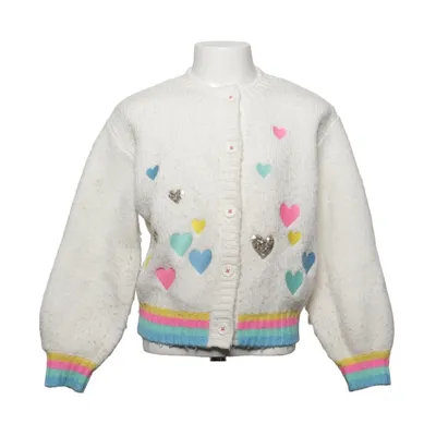 Cardigan (Blanc, Multicolore) de Billieblush Acrylique, Polyester