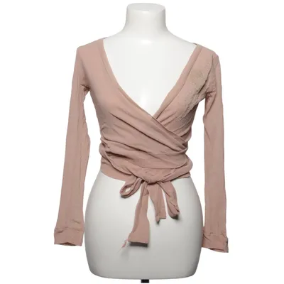 Wrap blouse (Pink) from Pilot Polyamide