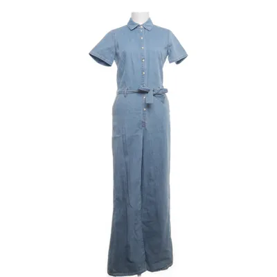 Jumpsuit (Blauw) van Object Organisch katoen, Polyester