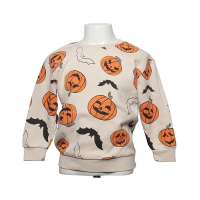 Sweatshirt (Beige, Orange, Sort) fra Little Kids Bomuld, Elastan
